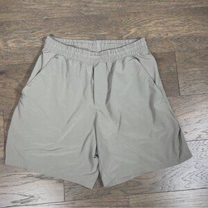 LULULEMON Pace Breaker Linerless Short 7" in Rover (Brown) Sz S EUC